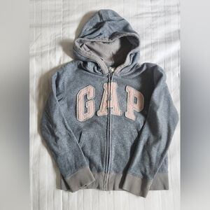 Grey GAP Girls Hoodie Size 12